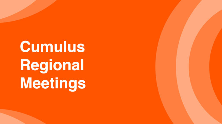 Host a Regional Meeting of Cumulus! - Cumulus Association